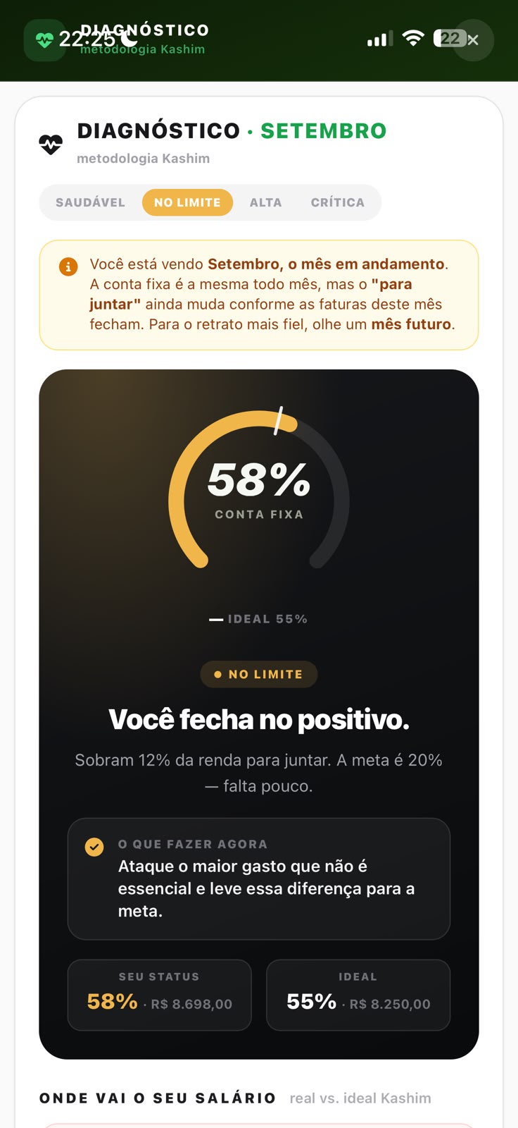 Diagnóstico do mês do Kashim